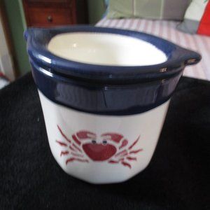 Ceramic Crab Design Dip Chilling Bowl